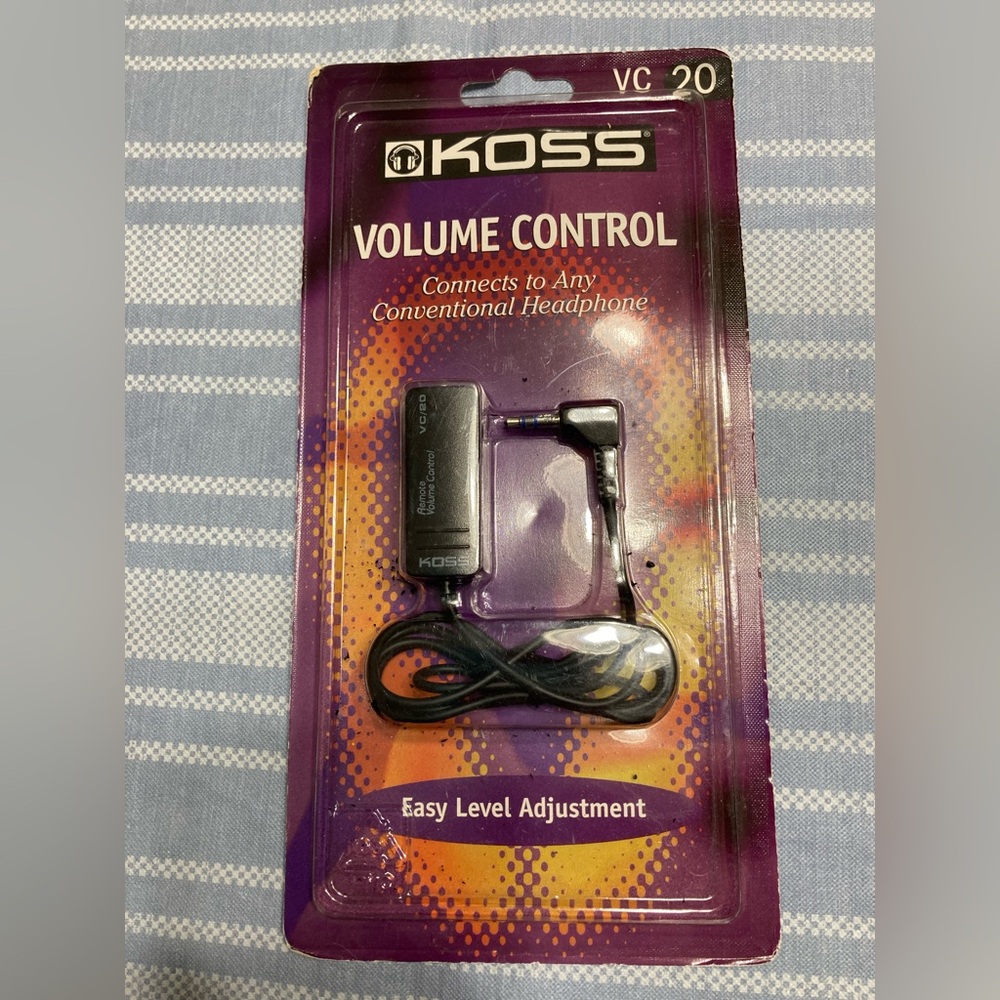 NWT Koss volume control adapter.